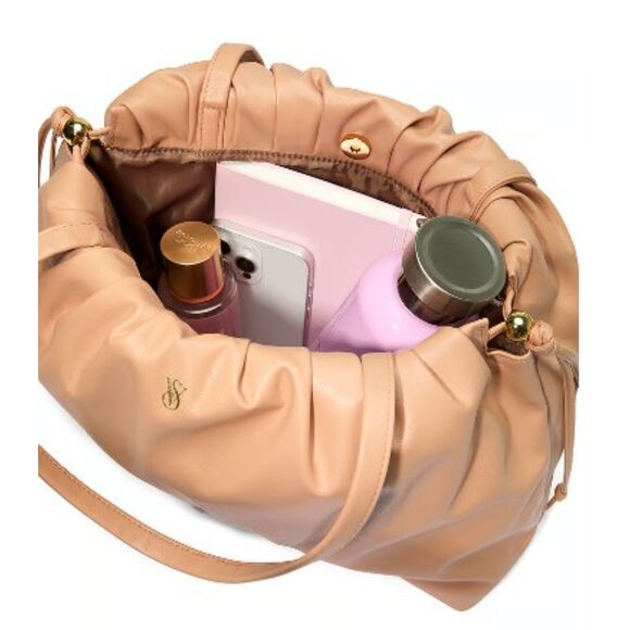 Victoria’s Secret Large Beige Tote Bag – NWT – Shoulder Purse Handbag - Picture 2 of 8